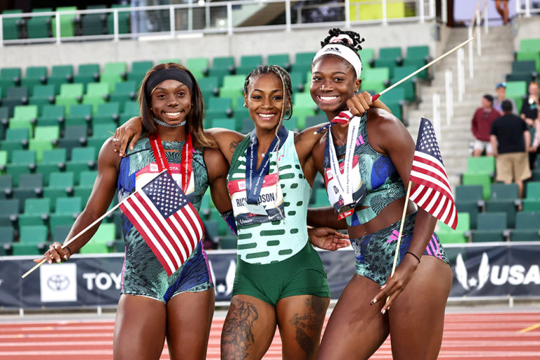 Usatf Women’s 100 — Richardson’s First Title - Track & Field News