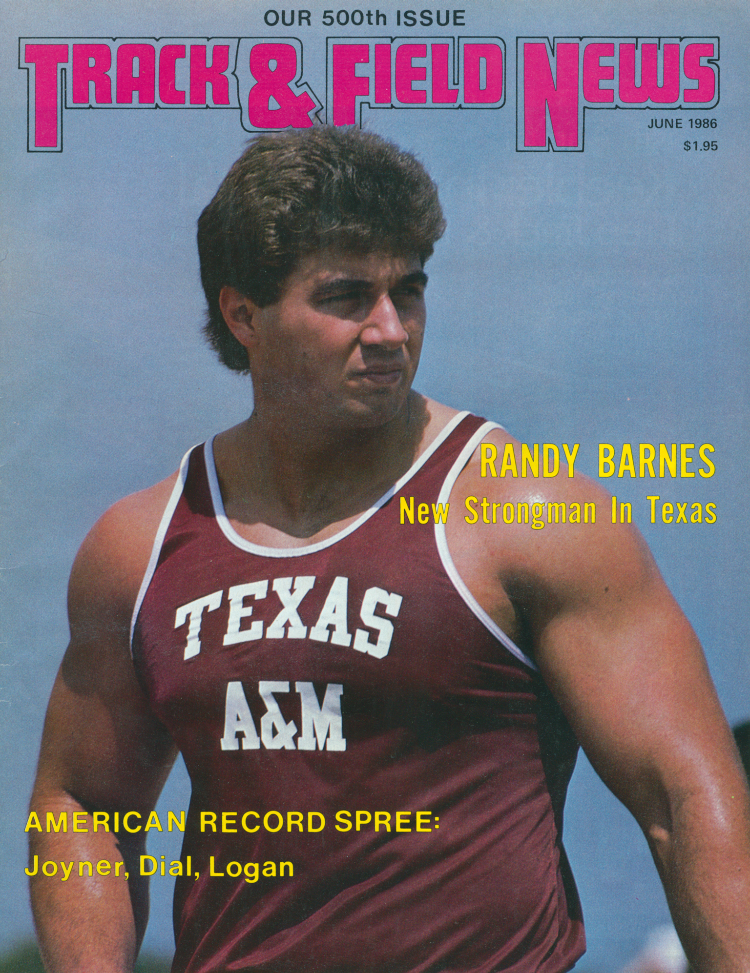 Tandfn Covers — 1986 Track And Field News