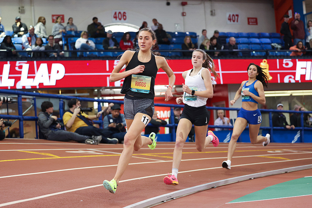 Nike Indoor Nationals — Riggs Wins Battle Of Mile Stars - Track & Field News