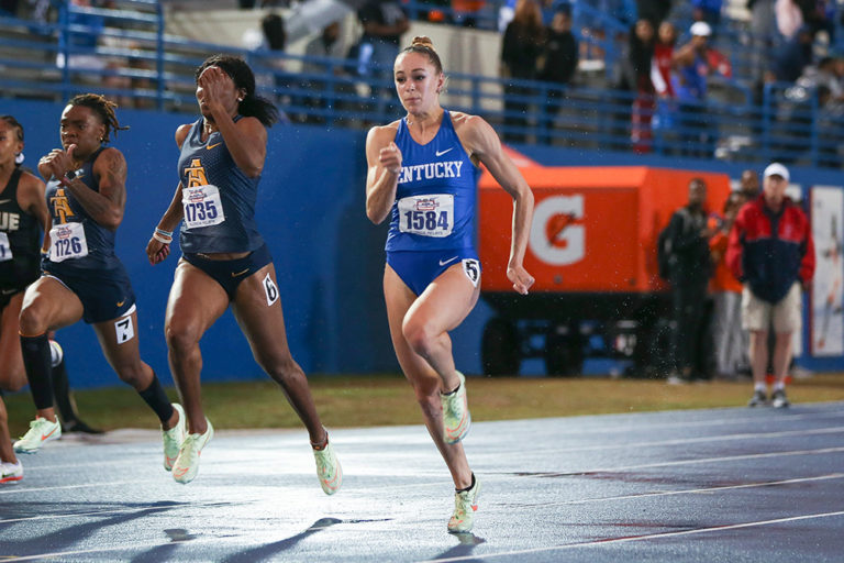 Florida Relays — Abby Steiner Gives The 100 A Go - Track & Field News