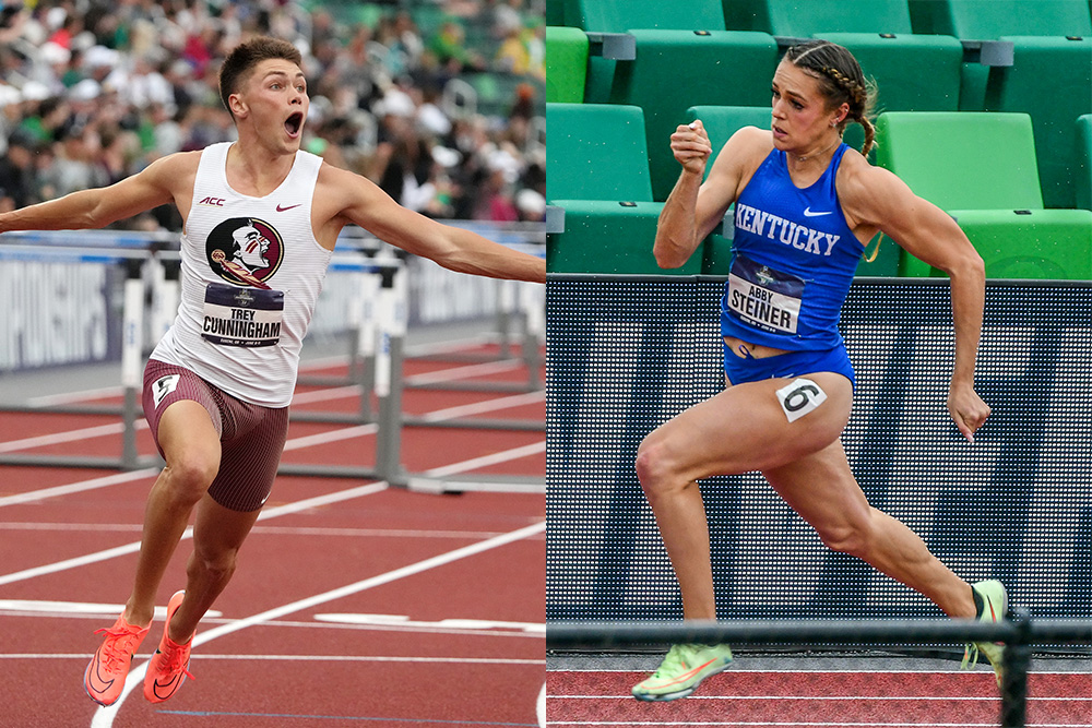 Collegiate Outdoor Athletes Of The Year — Trey Cunningham & Abby