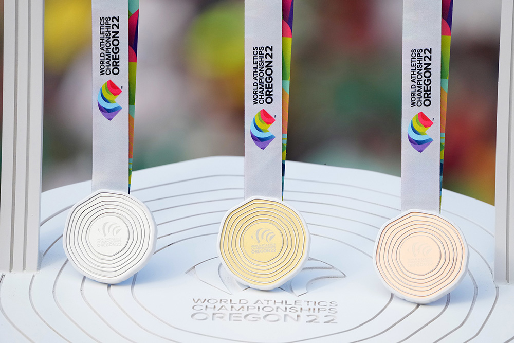 2022 World Championships Medal Winners Chart Track & Field News