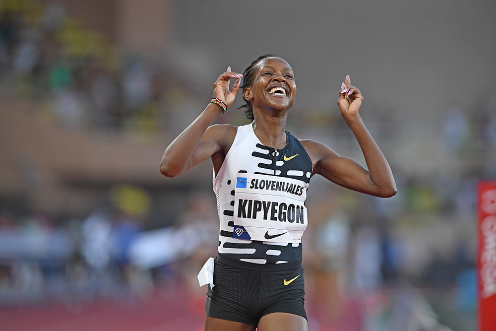 Monaco DL Women — Kipyegon Obliterates Mile WR - Track & Field News