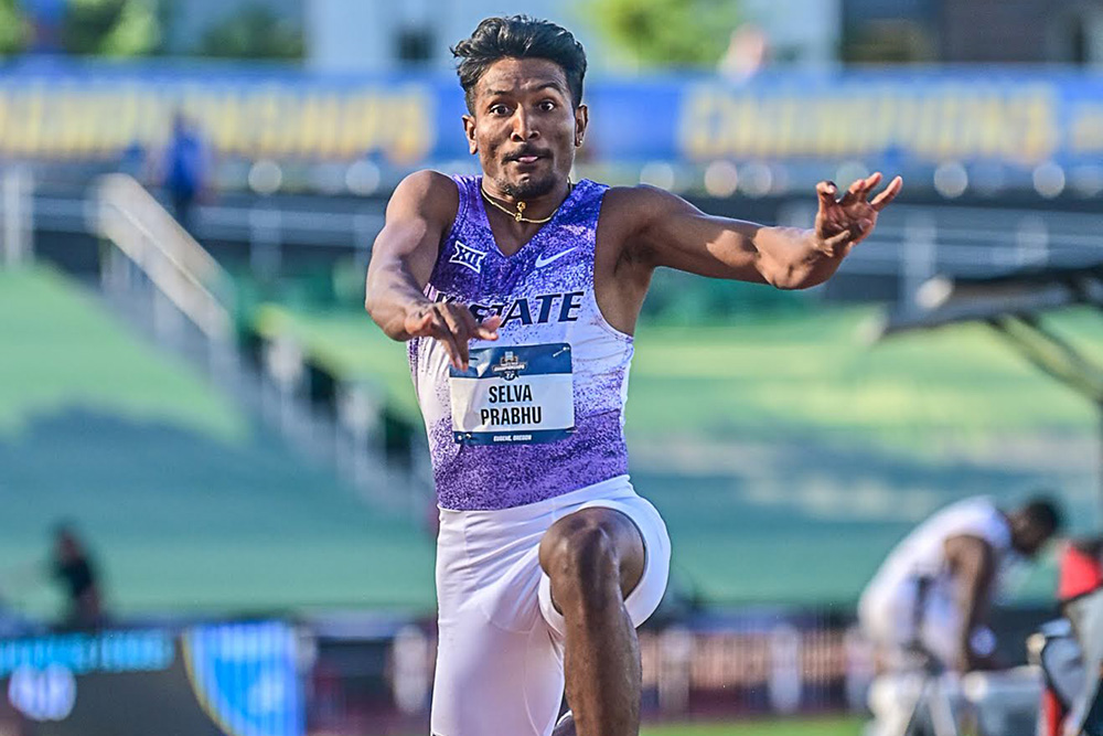 NCAA Men's Triple Jump — Prabhu Strikes Triumphant To End It Early