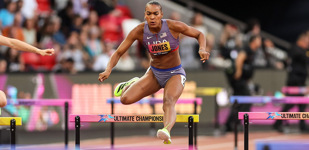 Ultimate Champ Women's 400 Hurdles — Jones' Finish Gains Podium Top