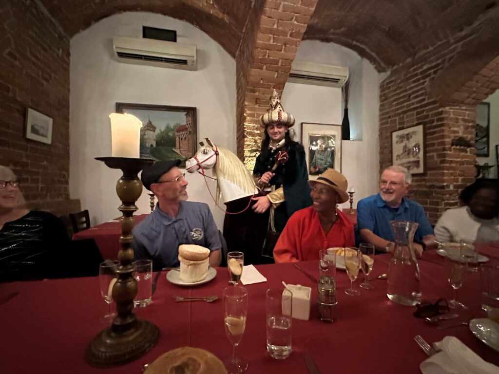 A Surprise Visitor At The Krakow Dinner Party