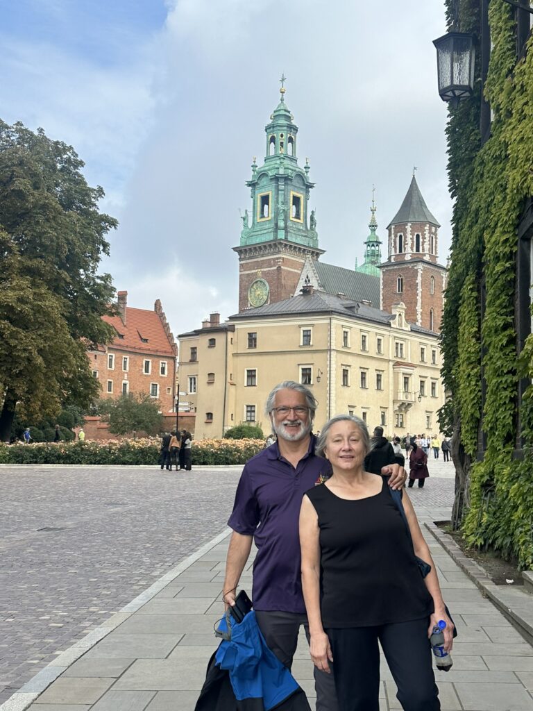 Krish Kartha & Phyliss Rzeznik In Krakow