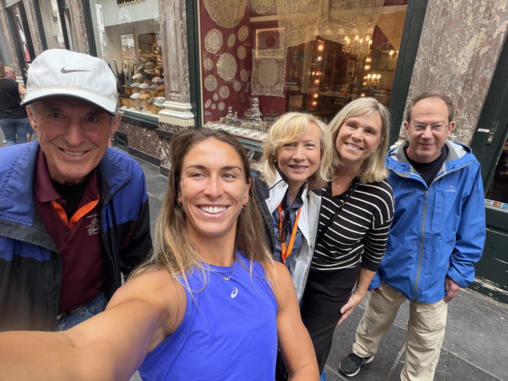 Lloyd Stephens, Valarie Sion, Janet Vitu, Lisa Allman And Brad Whisler In Brussels On The City Tour